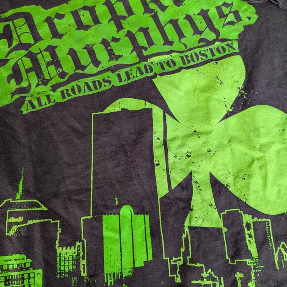 Vintage Y2K Heavyweight Dropkick Murphys 2009 St Patty's Tour Concert Size XL - Picture 2 of 4